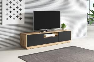 TV stolek ARTON 39 taurus/černý mat