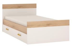 AVALON TYP 90 jednoložková postel alpská bílá/ san remo