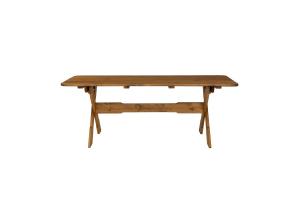 MOUL118 dřevěný zahradní stůl, dub